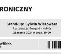 Bilet na stand up Sylwii Wiszowatej