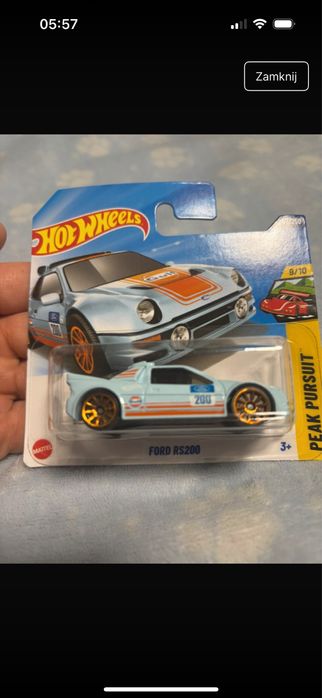 Hot wheels zestaw 6 autek ze zdjecia