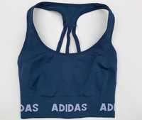 Biustonosz Sportowy Adidas Granatowe S 36 Stanik Top