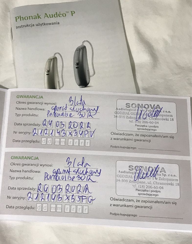 Aparaty słuchowe Phonak Audeo P30-R (2 szt.)