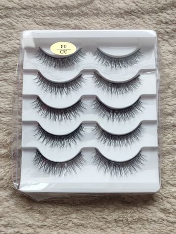 Sztuczne rzęsy 5 par 3d eyelashes rzęsy 3d delikatne długie rzęsy