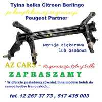 Tylna Oś Belka Peugeot Partner osobowy- Gwarancja jakości- AZ CARS