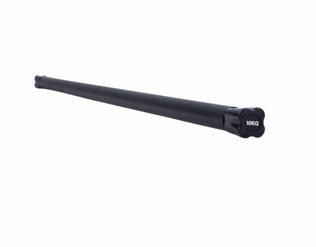 Kij fitness 10kg 120 cm czarny