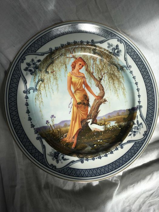 Prato decorativo porcelana