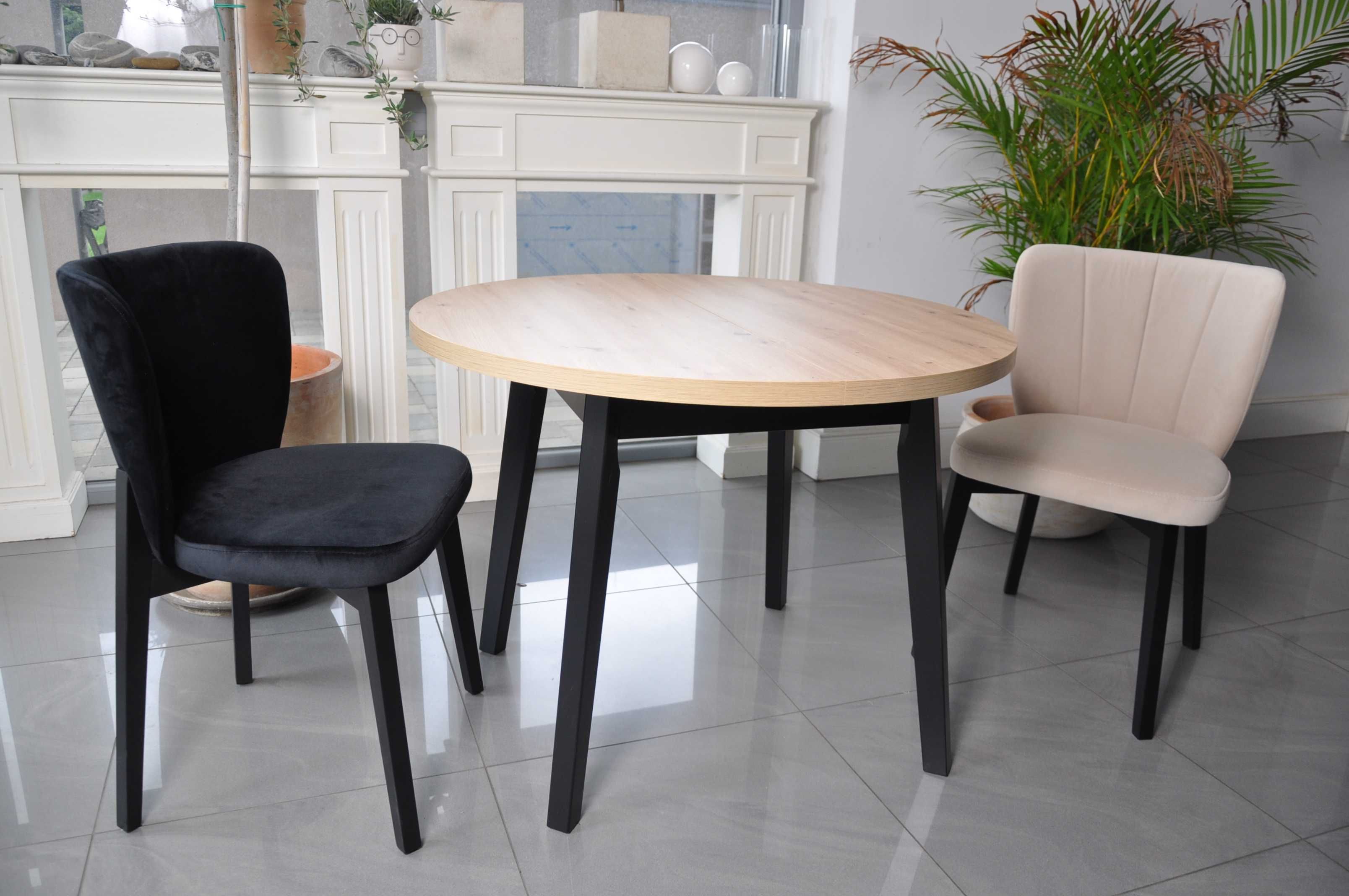Stół Loft Okrągły Rozkładany, Od Ręki,Nowa Niższa Cena