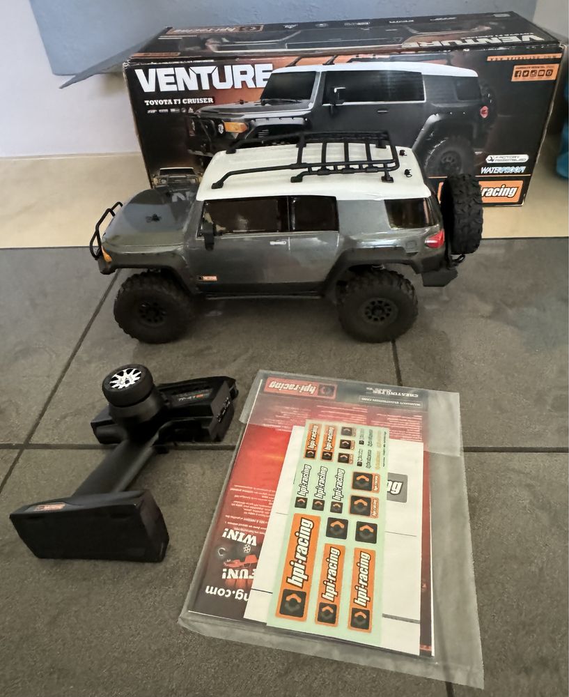 Toyota Model Venture FJ Cruiser 4WD 1/10 Scale Crawler (Gunmetal)