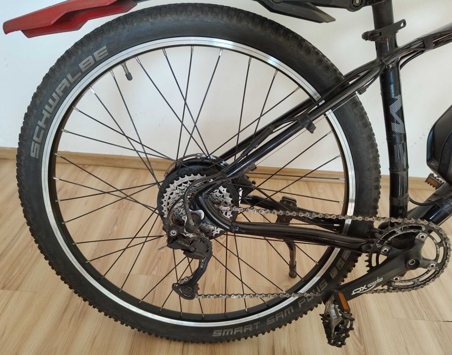 Rower elektryczny konwersja Romet Mustang M2 17"