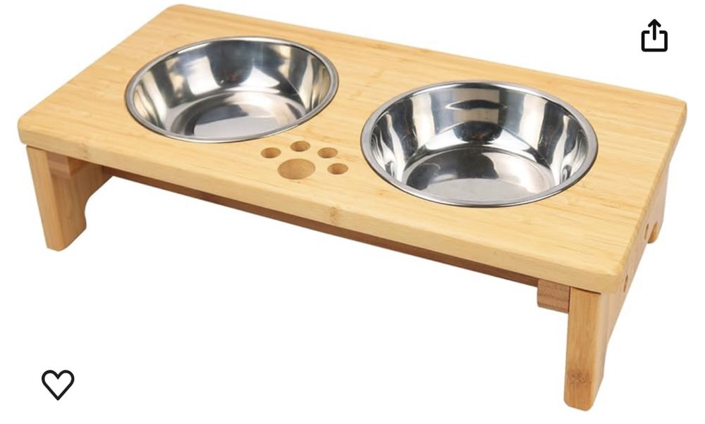 Stojak na miski dla psa/kota