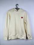 Żółta bluza z kapturem Comme des Garçons PLAY rozmiar L streetwea CDG