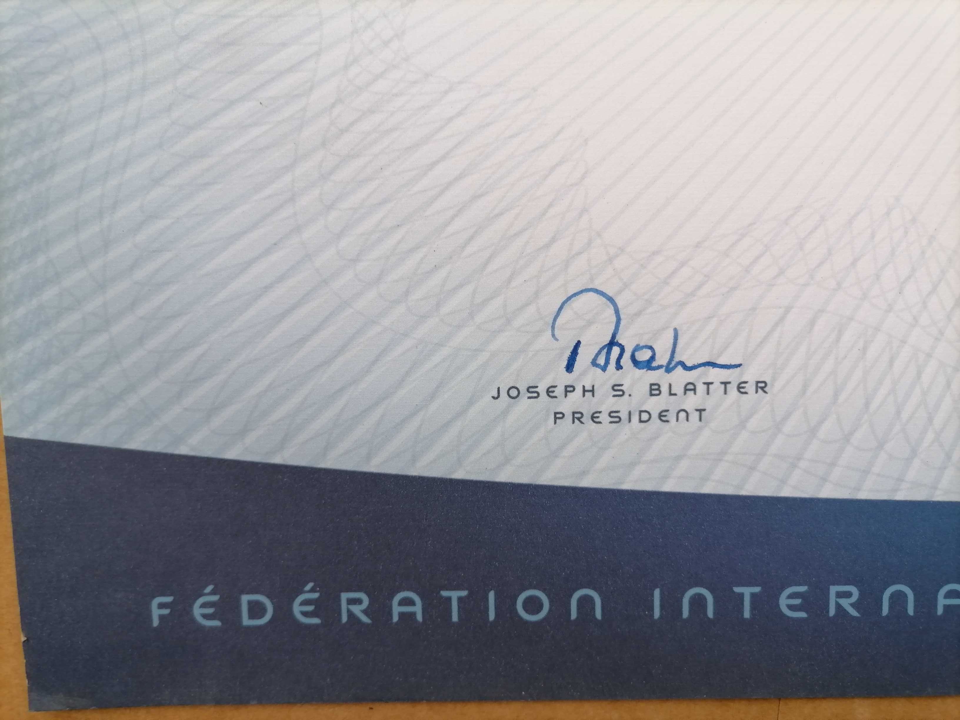 ÚNICO ! Diploma Oficial FIFA 4º Lugar PORTUGAL Mundial 2006 c/48x38