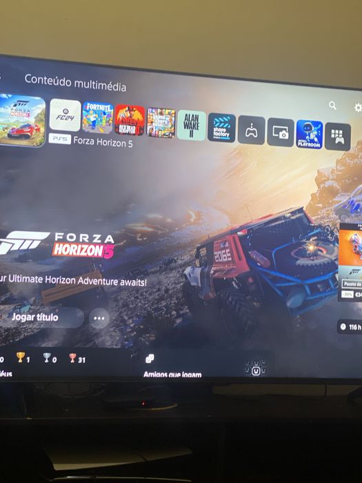 Playstation 5 com 1 mes