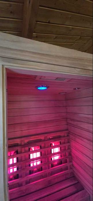 Sauna INFRARED lampy czerwone kwarcowe podczerwień pełne full spectrum