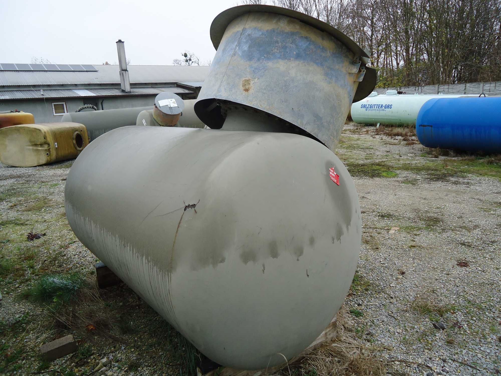 Zbiornik bufor beczkowóz 2700L ciśnieniowy 15,6 bar