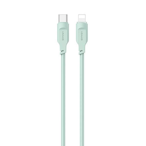 Kabel USB-C na Lightning PD 20W, 1,2m, Seria Lithe, Zielony