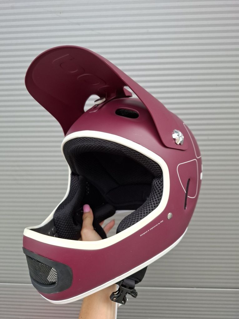 Kask rowerowy dh enduro POC Cortex Flow ze szczęką  r. M-L