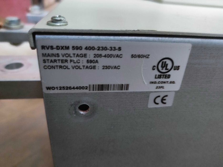 Плавний пуск софт старт SOLCON RVS-DXM 590 400-230-33-S 315 кВт