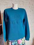 Bluza niebieska ,turkus z logo