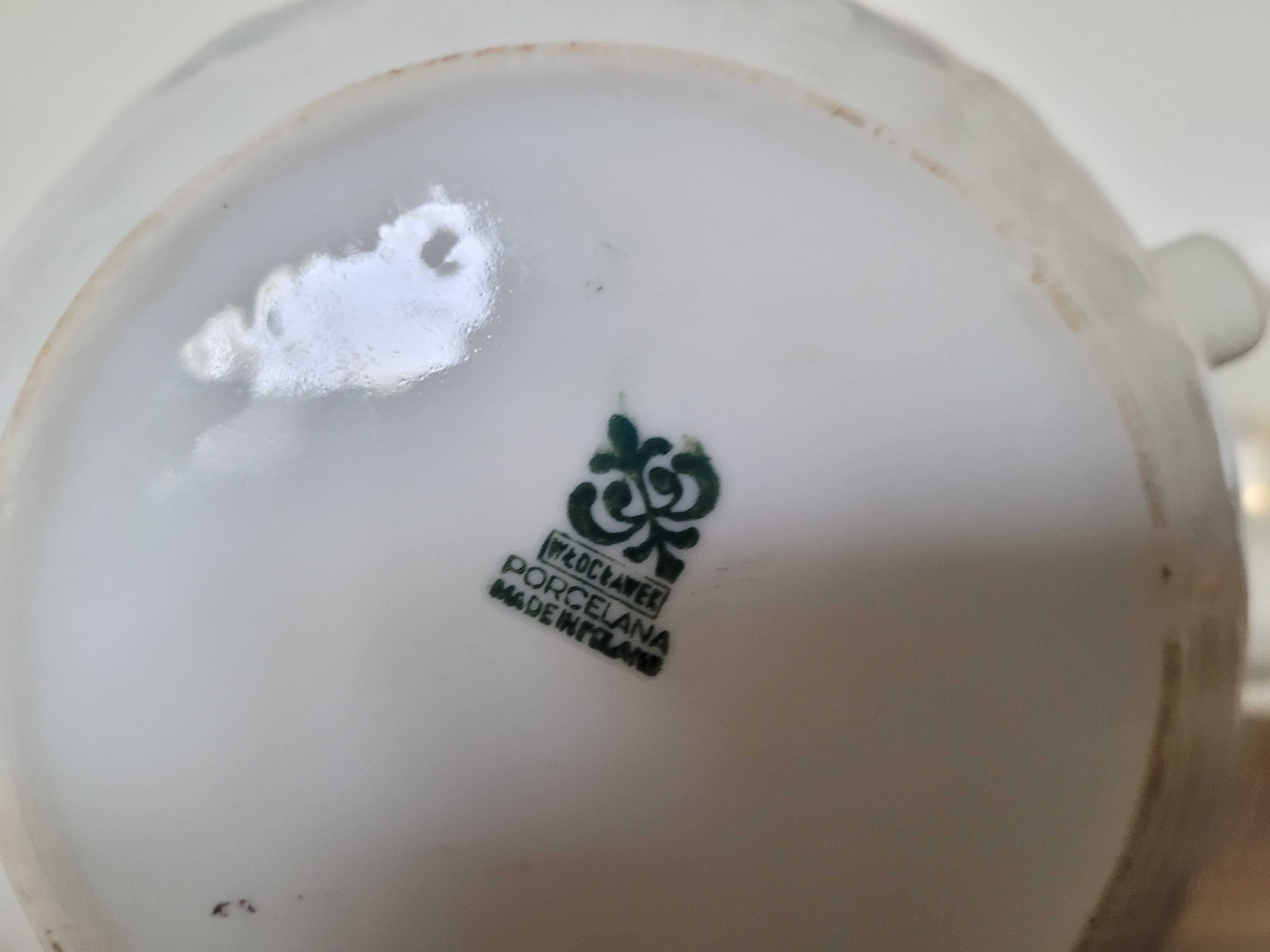 Zastawa kawowa Włocławek porcelana, na herbate