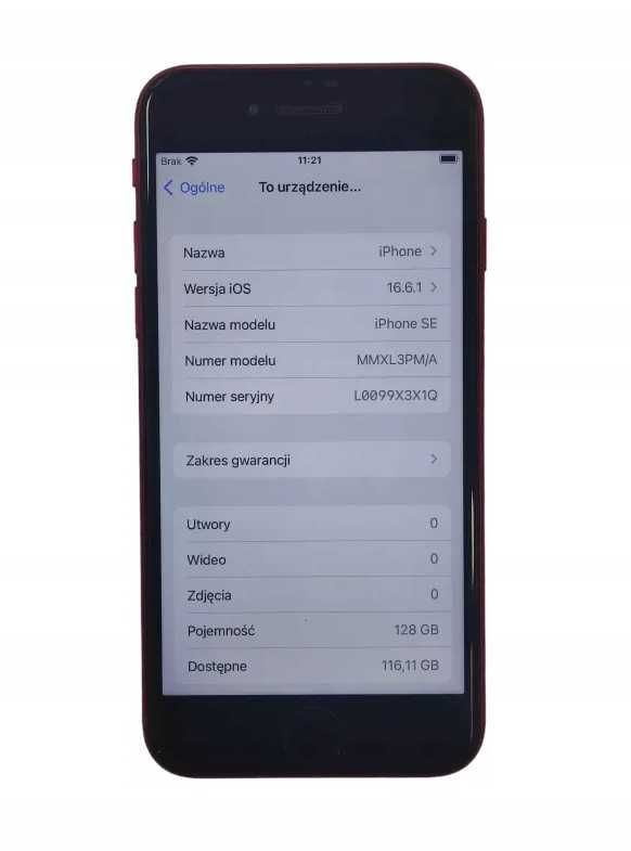 Apple Iphone SE (2022) 128 GB 5G Bat. 86%