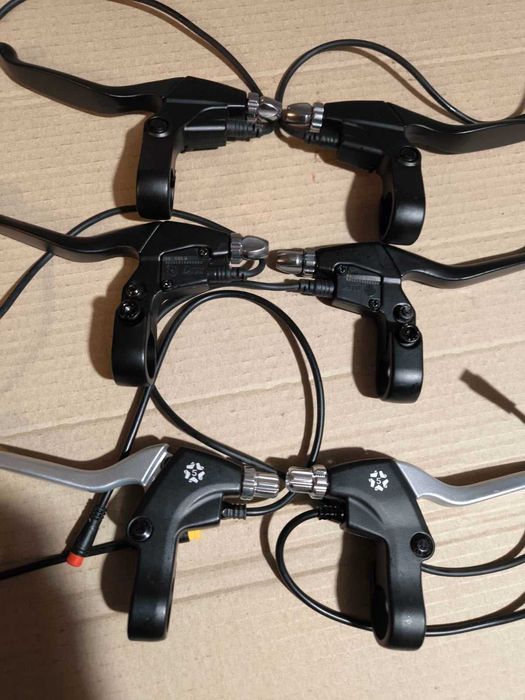 Ручки тормоза для электровелосипеда двух и трех пиновые