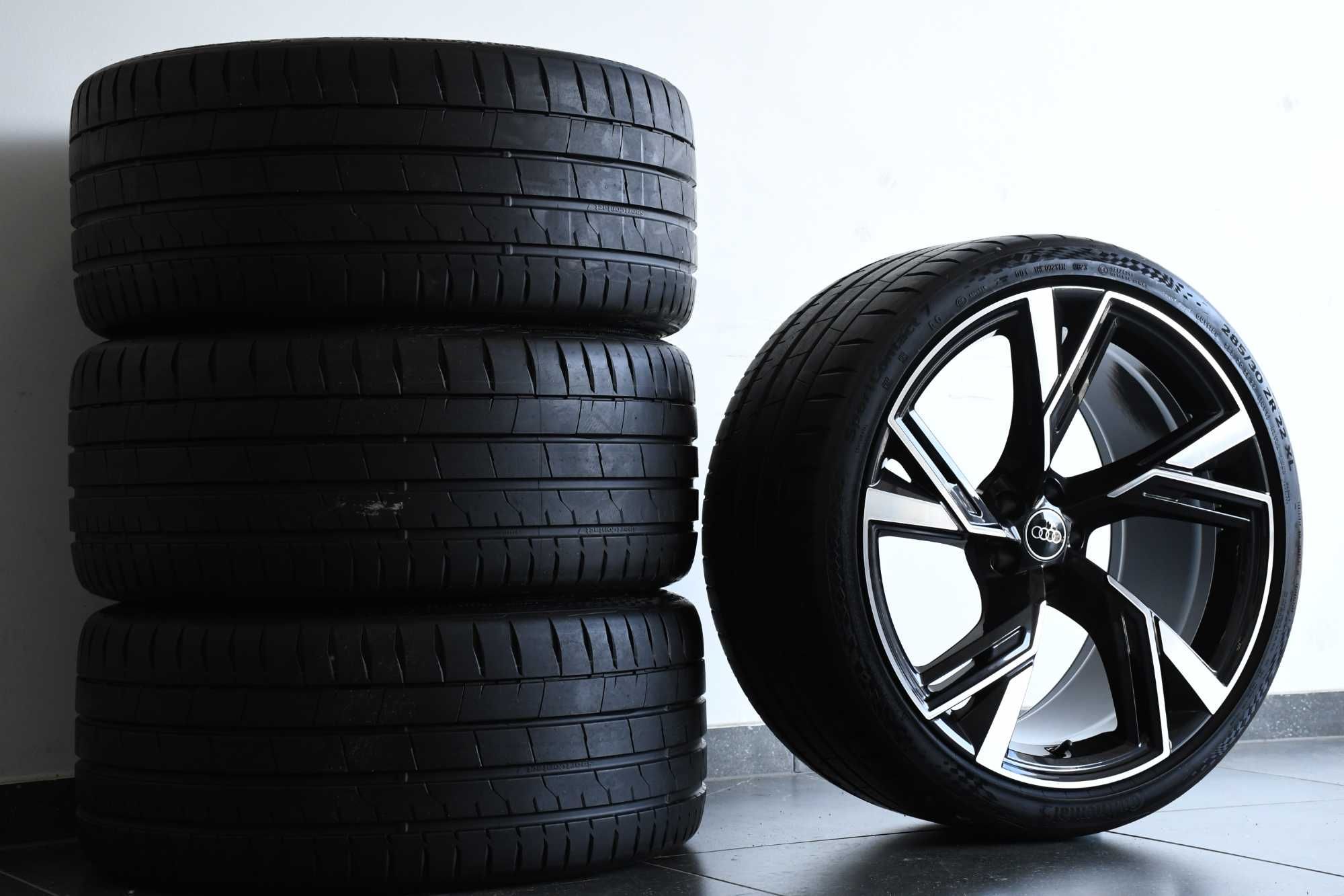 Koła Felgi Audi RS6 RS7 C8 OE 22" 5x112 ET19 Continental Lato 2023r