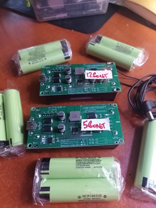Бесперебойное питание для роутера(5v и 12v) на аккумуляторах
