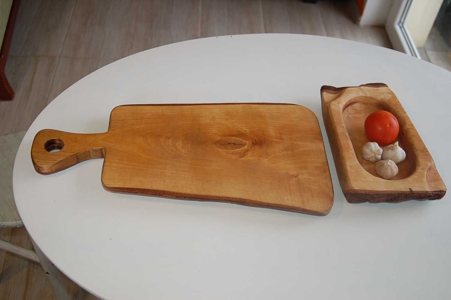 deski do krojenia serwowania misy z drewna naturalnego dąb brzoza...