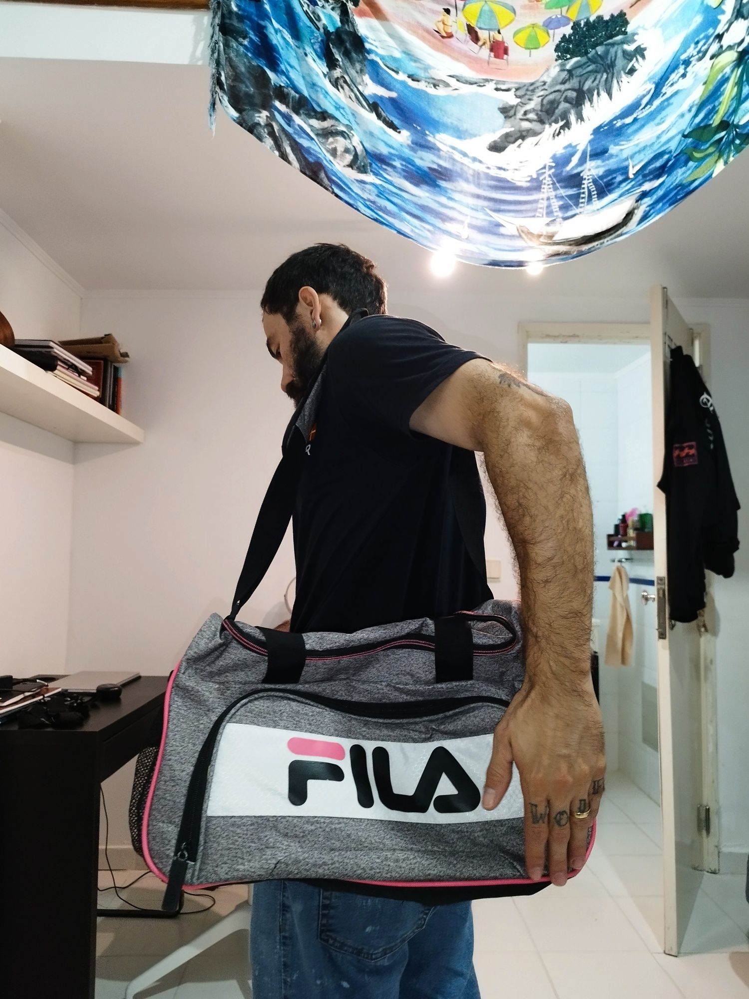 Bolsa de ginásio FILA