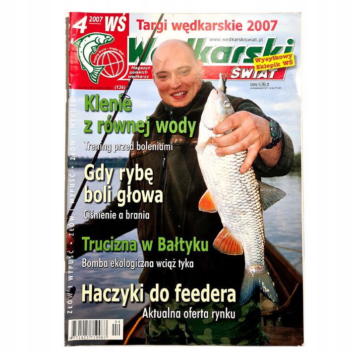 Wędkarski Świat 4 2007 Magazyn Polskich Wędkarzy.