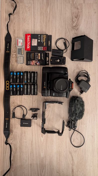 Blackmagic pocket cinema camera 6k pro ZESTAW