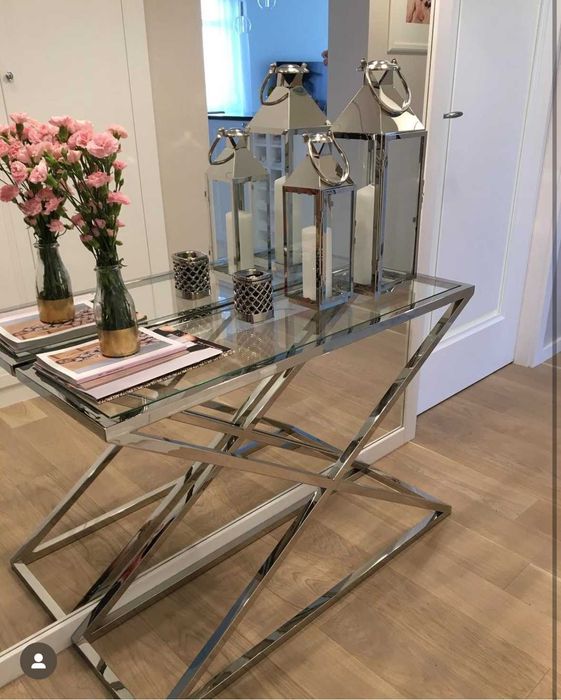 Konsola „Glamour” Westwing – stylowa, elegancka, 110 cm