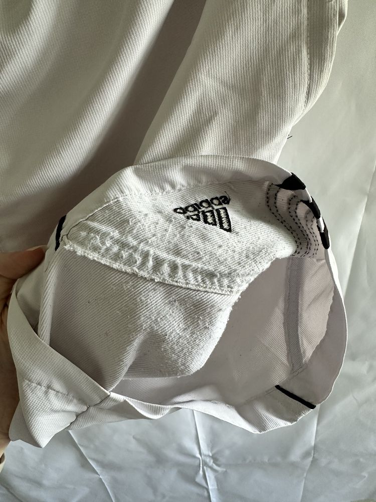 Spodenki białe sportowe Adidas