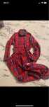 Pizama damska xs flanelowa hm