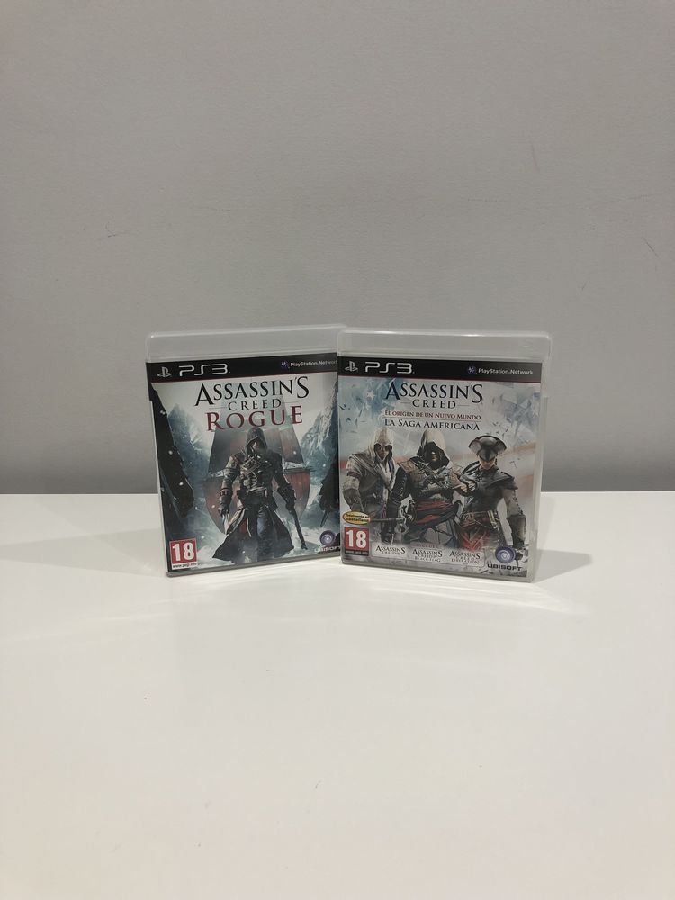 Assassins Creed III + Black Flag + Liberation + Rogue (para PS3)