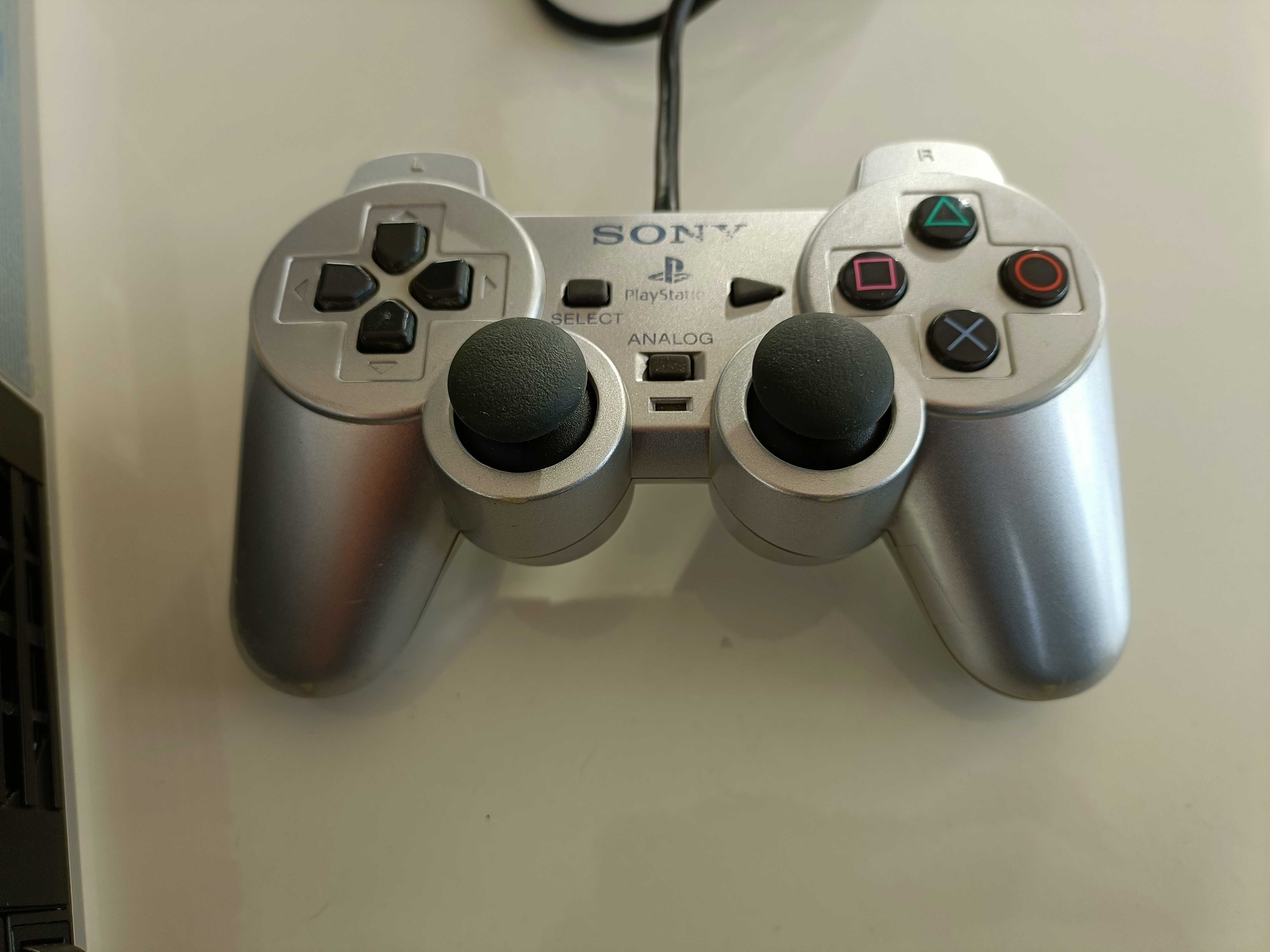 Konsola Playstation 2 silver PS2 Fat srebrny
