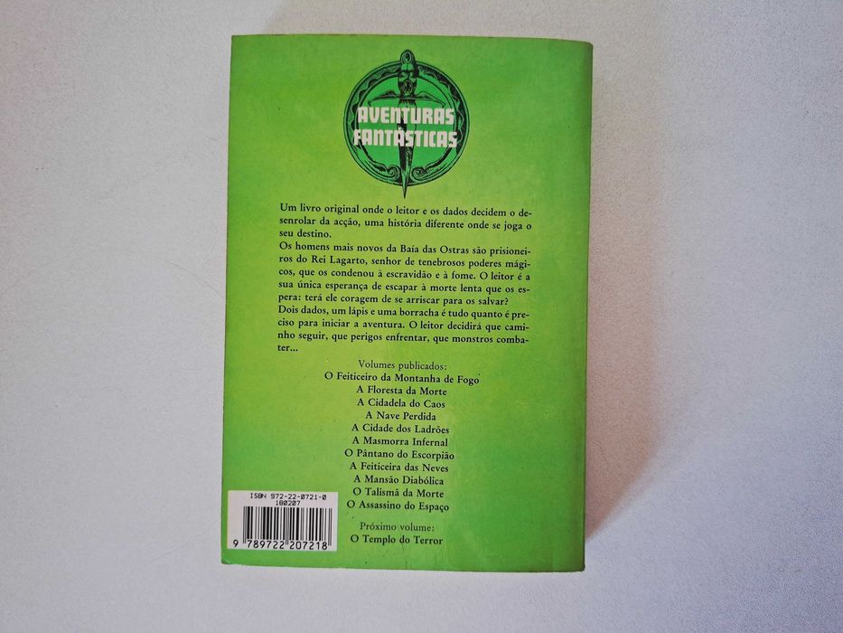 Livro Nº7 Aventuras Fantásticas - A Ilha Do Rei Lagarto - Verbo