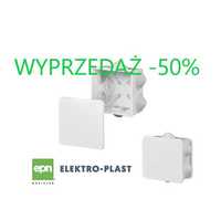 Puszka n/t 76x76x40 IP55 biała FAST-BOX F6 Elektroplast Nasielsk 9 Szt