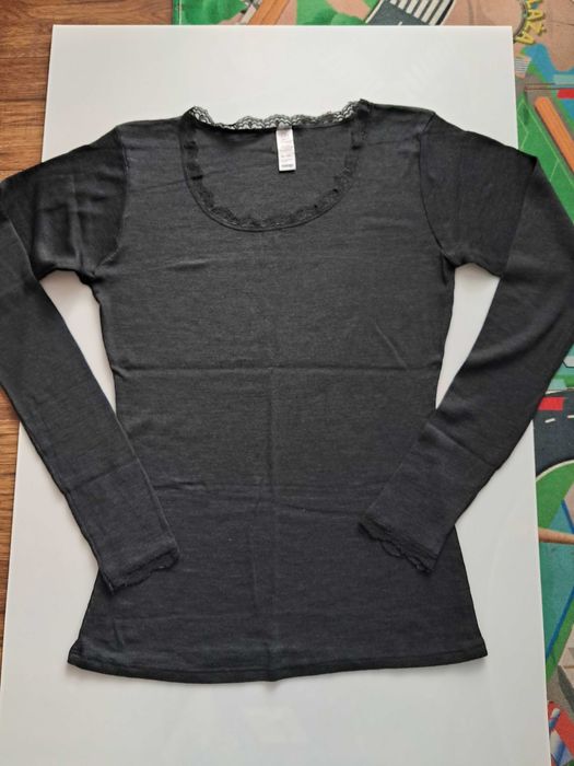 Koszulka na długi rękaw Coop, merino wool, jedwab, wełniana r. XL/2XL