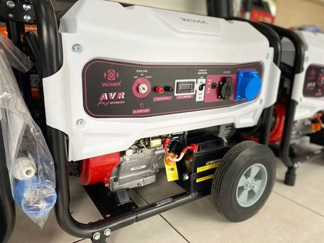 Agregat prądotwórczy WEIMA WM7000-EL. START AVR 7kW 420cm3 C. BRUTTO!