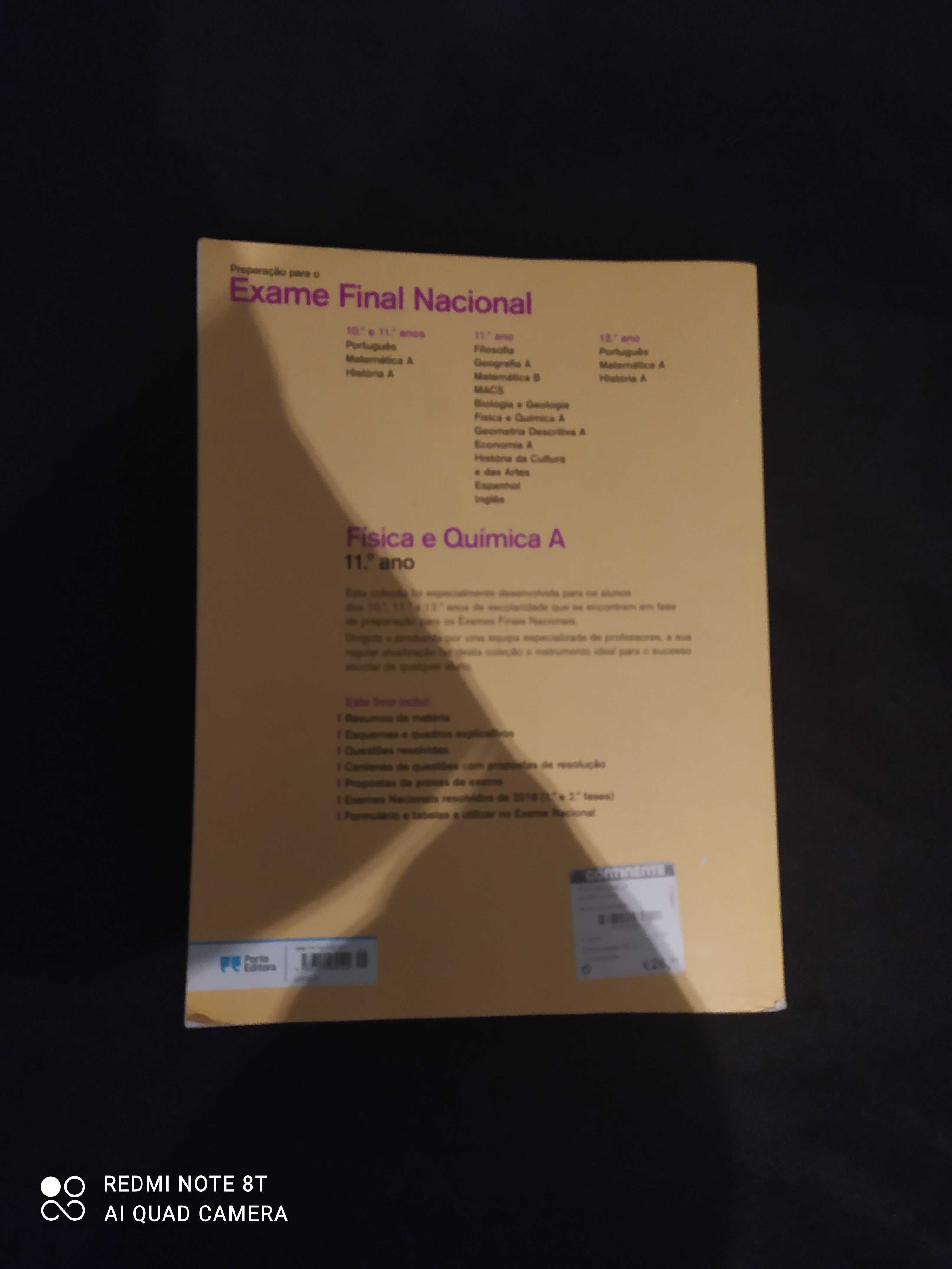 Livro Exames Físico-Quimica A 11Ano