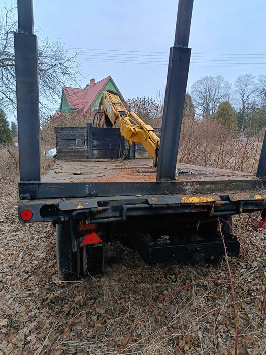 Przyczepa 10 ton wywrotka z HDS dźwig.. Sprawna.