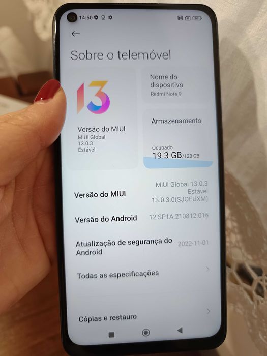 Xiaomi Redmi Note 9 Dual SIM 4GB.