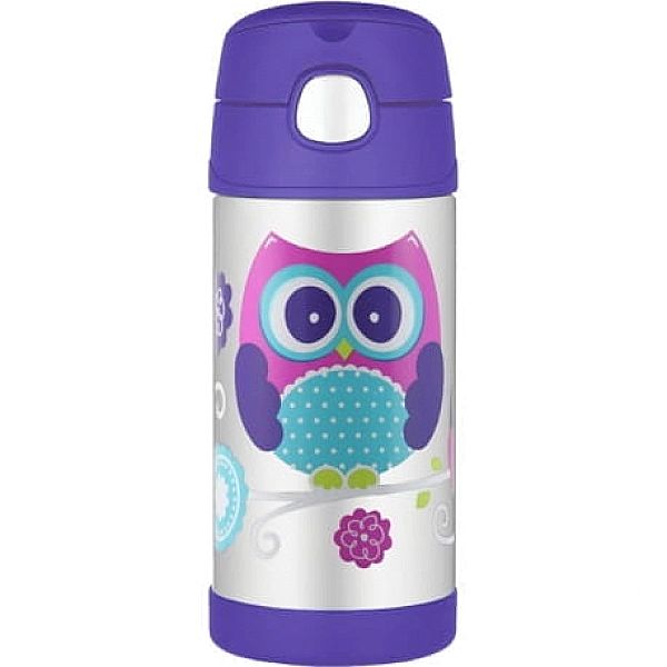 Termos dziecięcy ze słomką Thermos 0,35l sowa