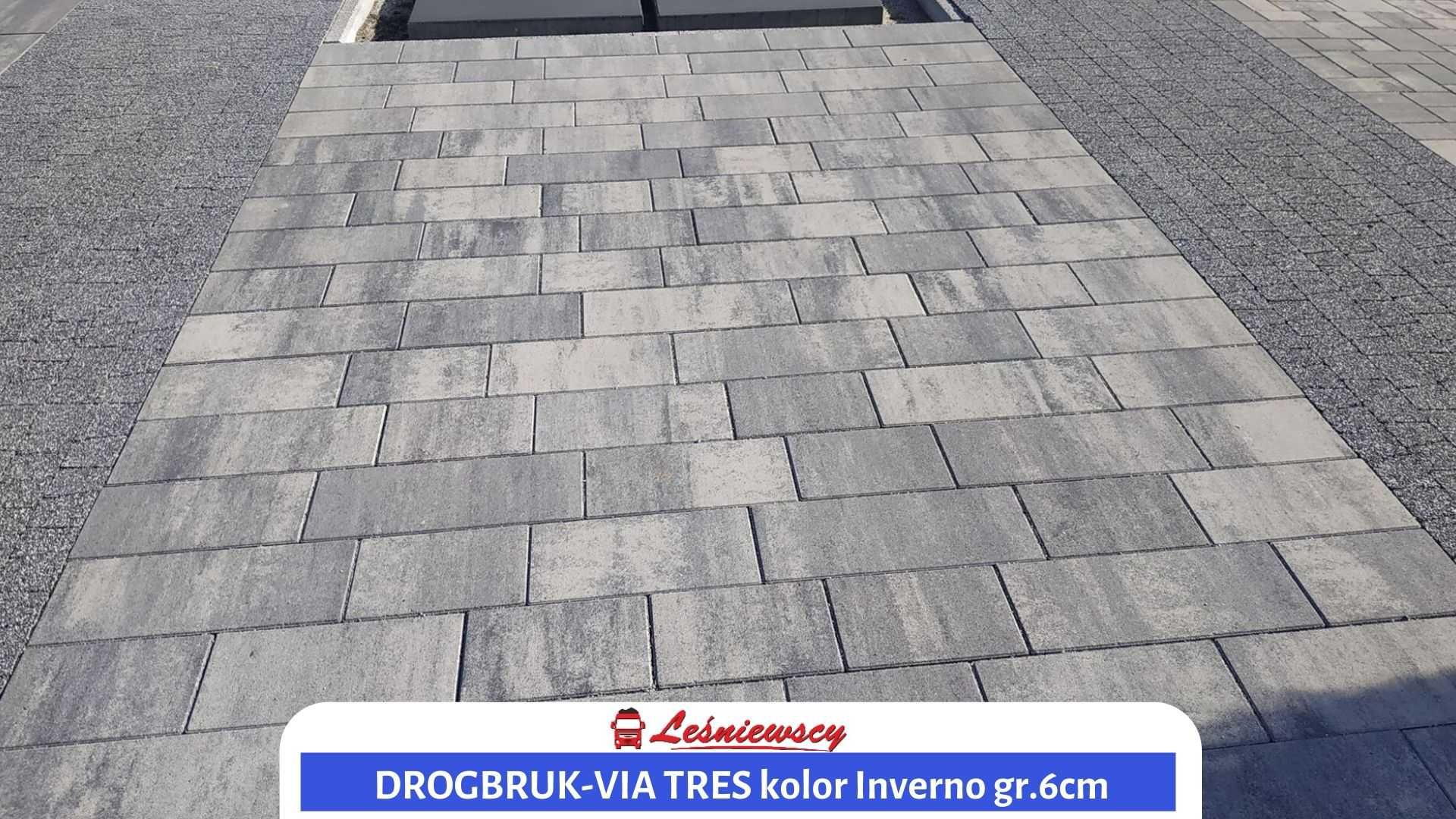 Kostka Via tres inverno DROGBRUK bruk na podjazd projekt kostki