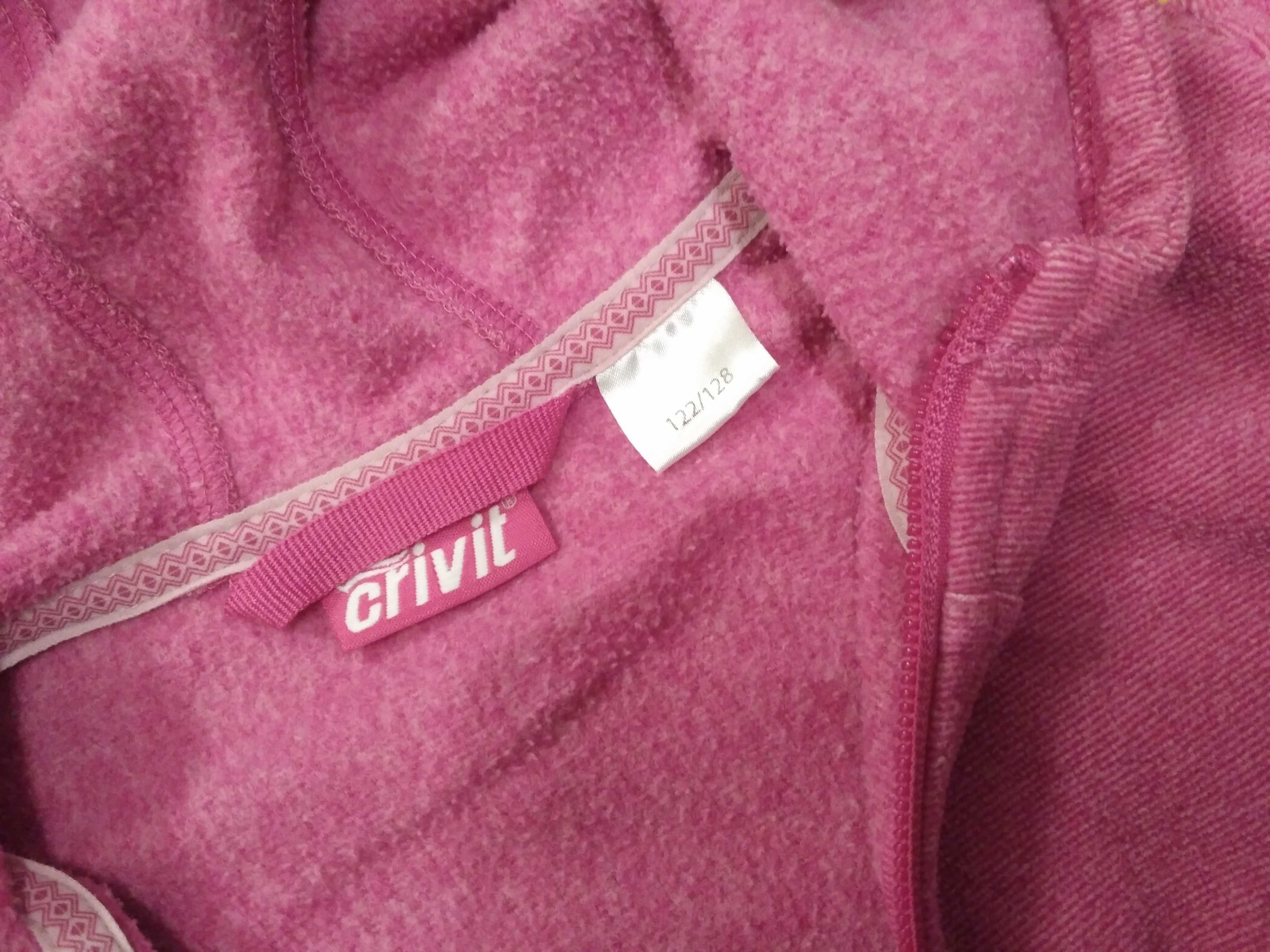 Polar bluza Crivit 122/128 lidl bardzo ciepły na zimę kurtka