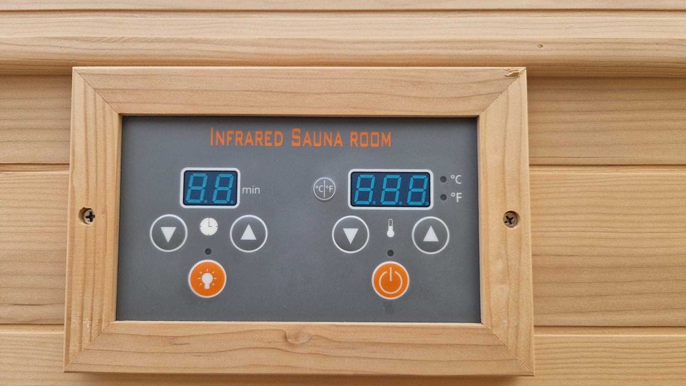 Sauna infrarot infrared kabina na podczerwień radio głośniki dotykowa