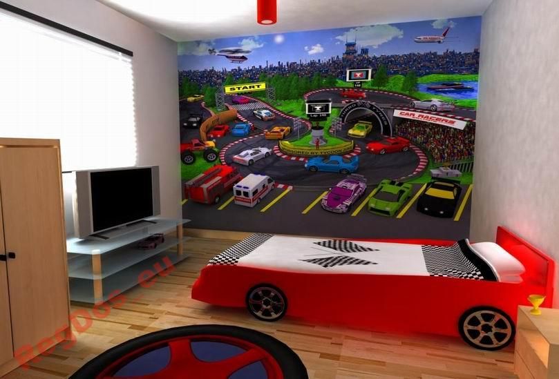 Fototapeta 3D Cars Auta Samochody Wyscigi 235X305C