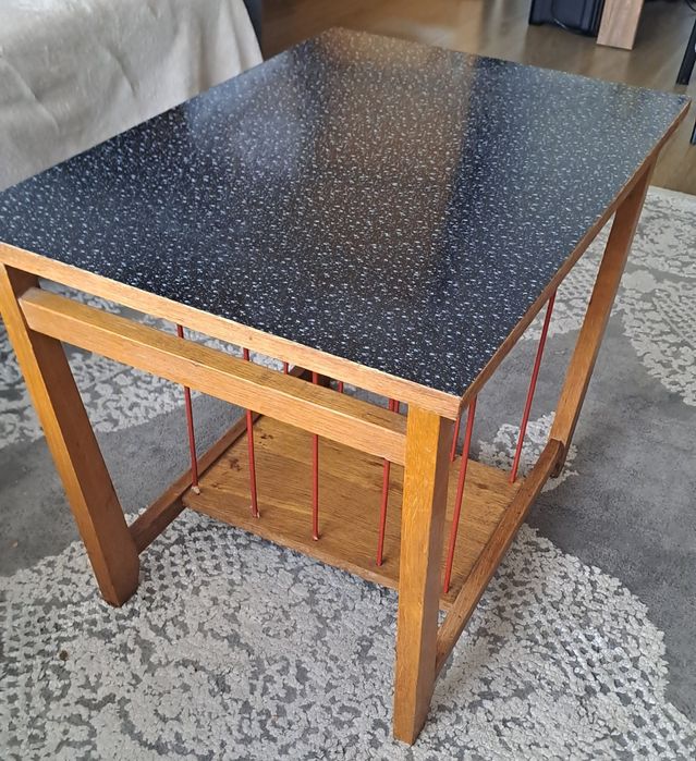 Stolik kawowy, nocny na gazety PRL lata 60-te