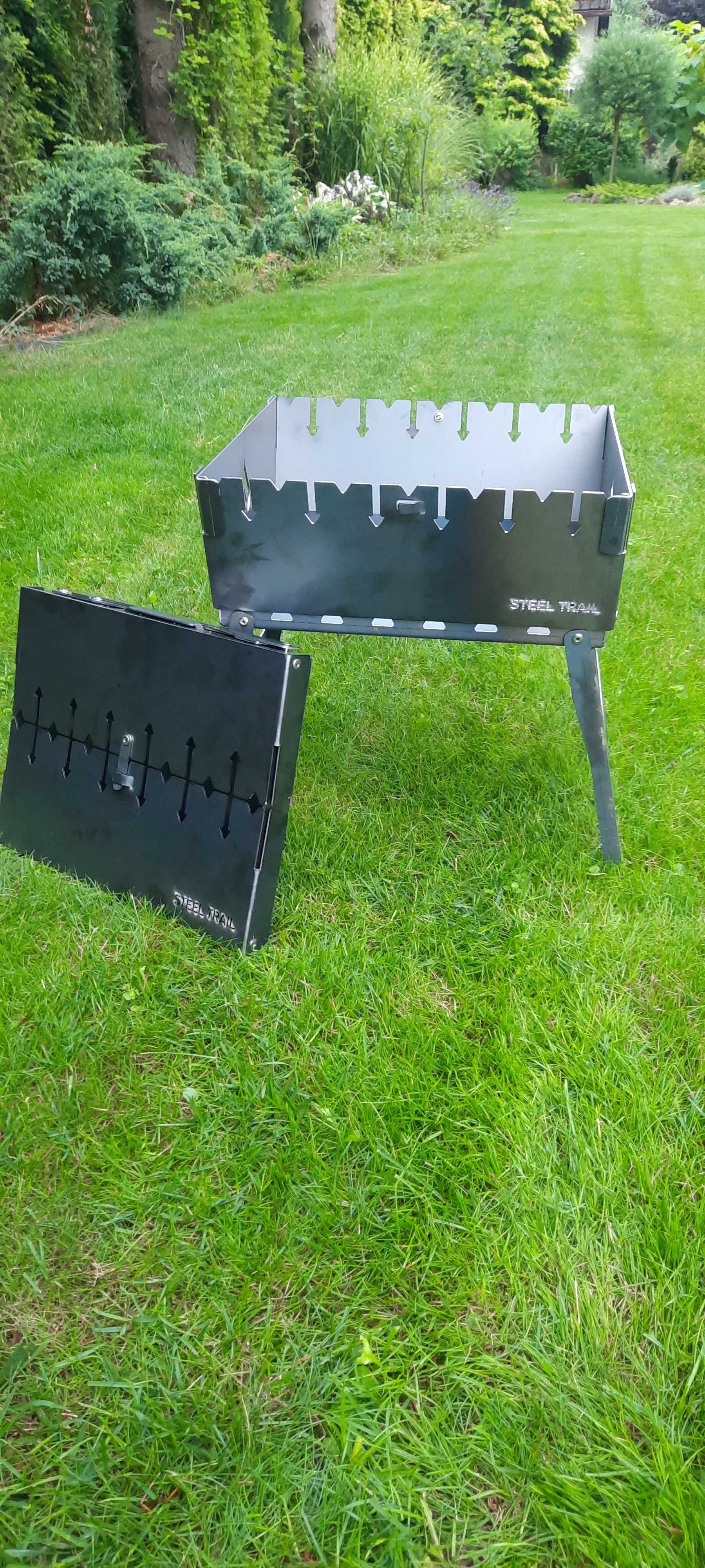 Grill Mangal składany walizka  stal 2mm  na  5/6 szampurów