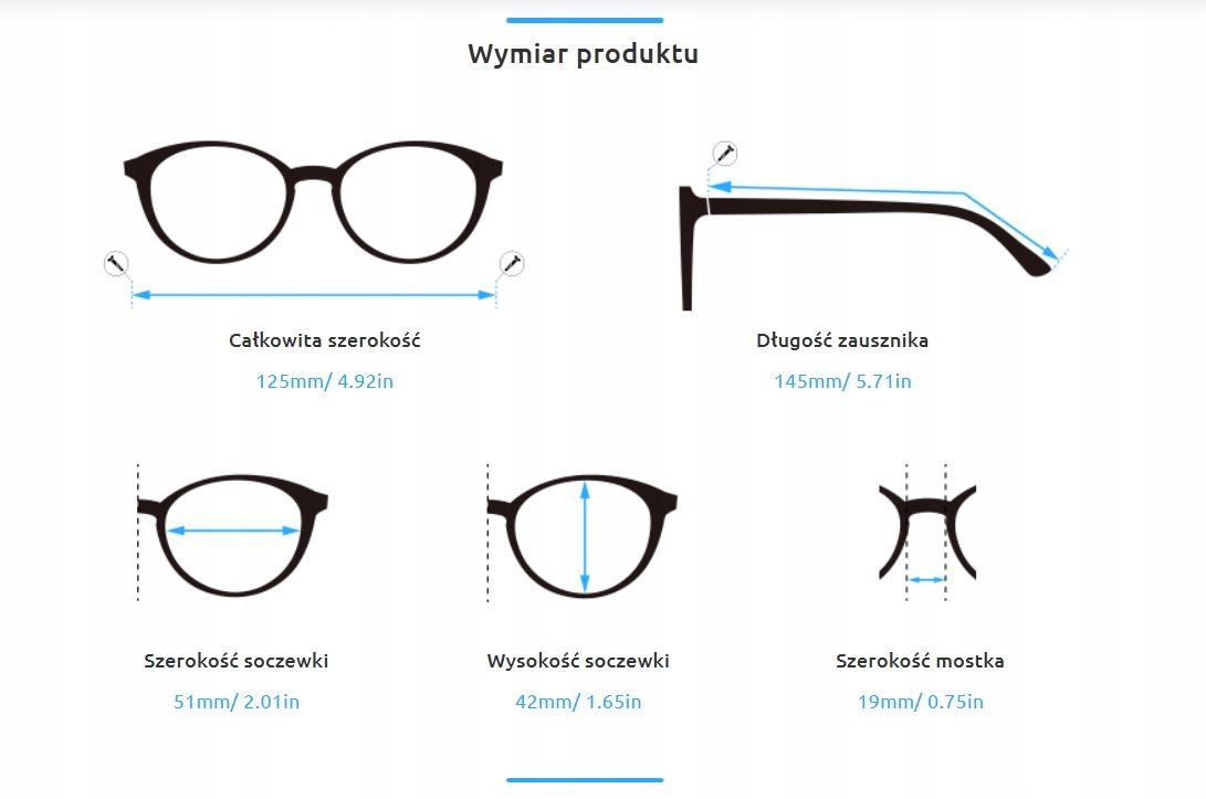Okulary do czytania +1.50 Filtr światła niebieskiego Przezroczyte Firm